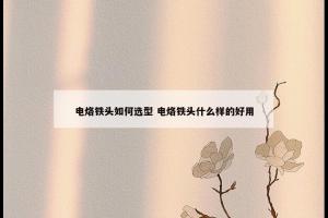 电烙铁头如何选型 电烙铁头什么样的好用
