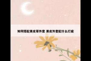 如何搭配黑皮草外套 黑皮外套配什么打底