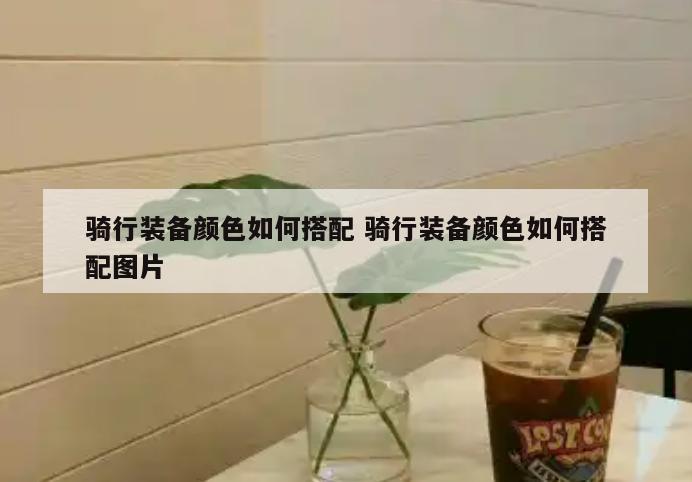 骑行装备颜色如何搭配 骑行装备颜色如何搭配图片