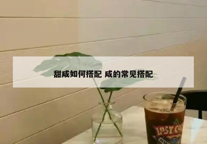 甜咸如何搭配 咸的常见搭配