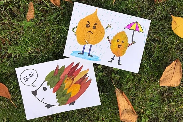 幼儿园手工：简单树叶贴画的三种常见制作方法(步骤图解)