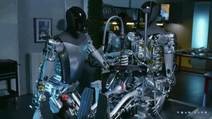 特斯拉人形机器人自己造自己,特斯拉人形机器人使用了什么技术