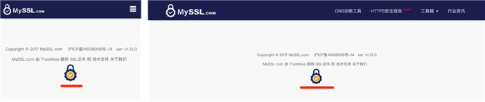 给网站添加MySSL安全认证标志,MySSL标志