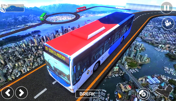 可以驾驶公交车的游戏推荐，《疯狂的特技公交车》手游介绍