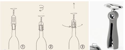 家庭常用几款葡萄酒开瓶器以及使用方法图解