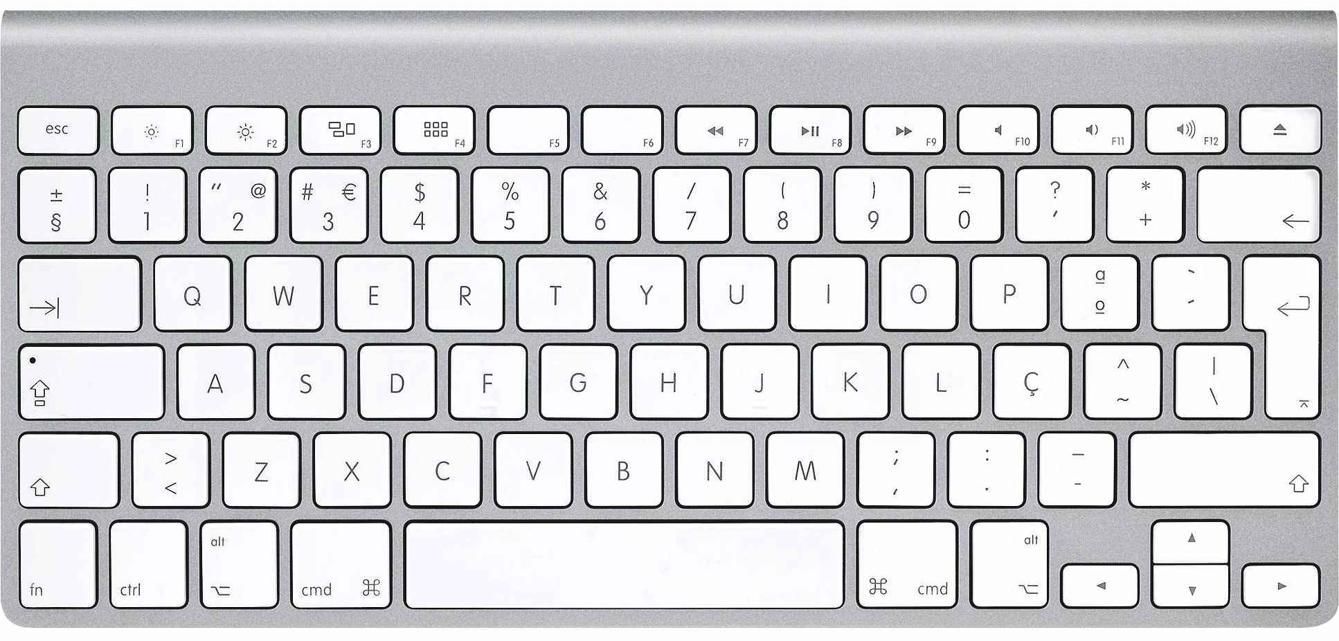 苹果一体机开机键在哪里,图示苹果键盘使用攻略,键盘,苹果,图示