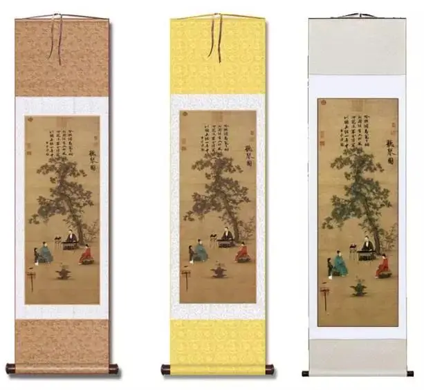 裱画是指什么意思,书画工艺中所称的“裱画”,书画,工艺,立轴