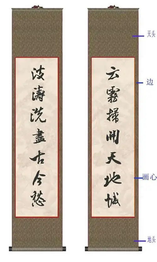 裱画是指什么意思,书画工艺中所称的“裱画”,书画,工艺,立轴