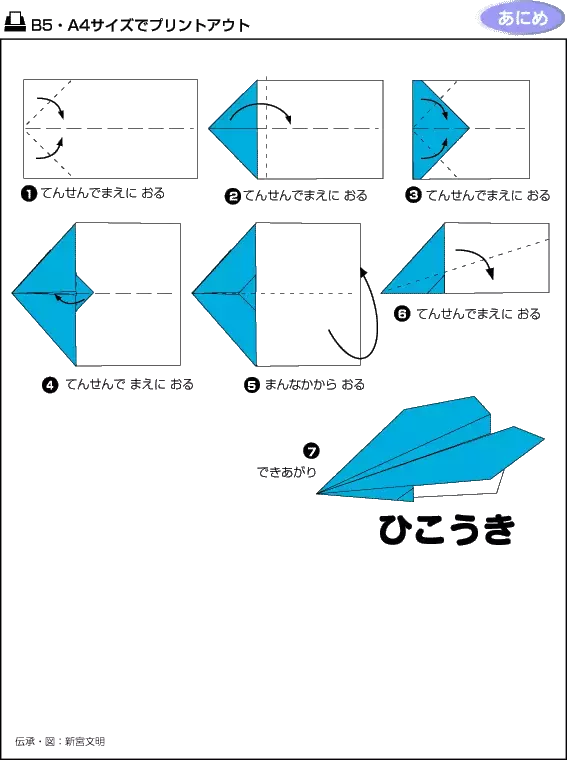 纸飞机的折法大全,十二种折纸飞机的方法图解,飞机,方法,大全