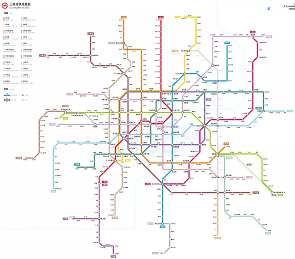 上海地铁线路图2022年最新版,上海地铁线路开/停车时间,起点站,终点站,上海地铁