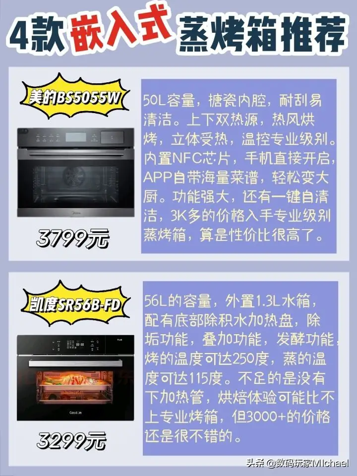 家用烤箱十大品牌,烤箱品牌十大排名,烤箱,品牌,嵌入式