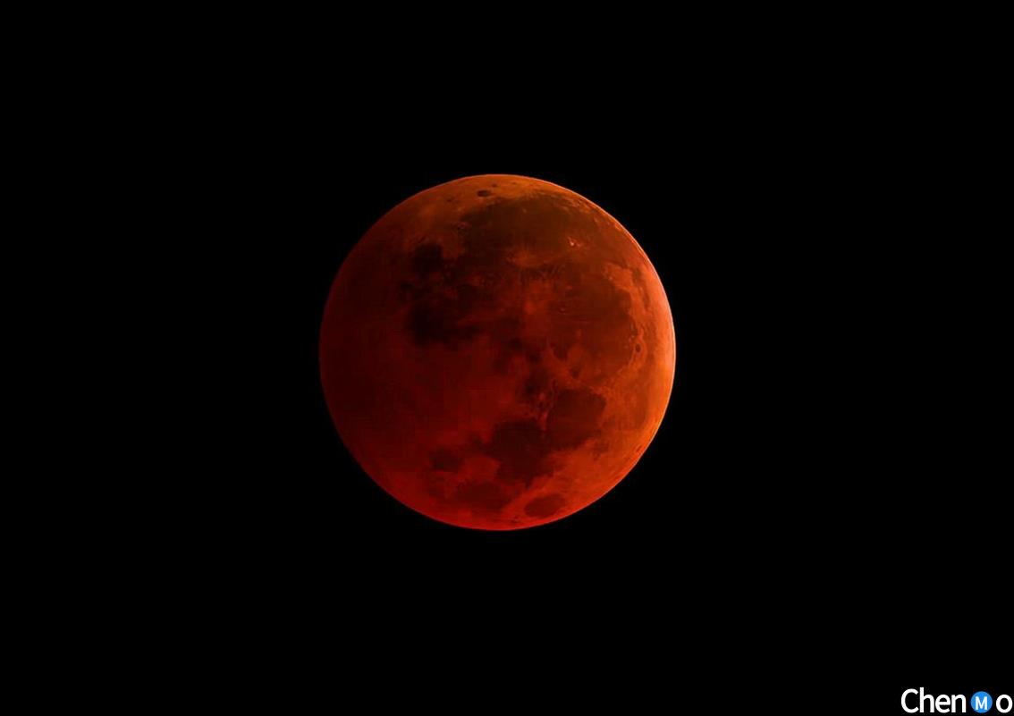 血月出现意味着什么？(2022年最诡异的一天血月),月亮,红色,波长