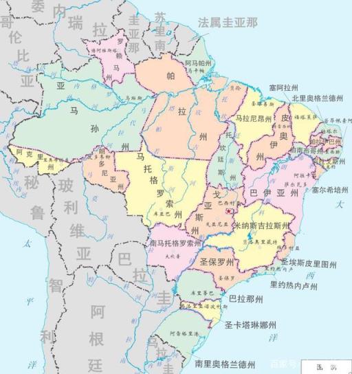 巴西地理上的世界之最,巴西是拥有什么面积最大的国家