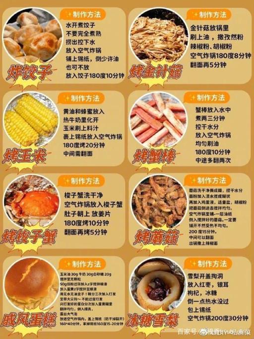空气炸锅美食杰-家常菜谱大全,空气炸锅的菜谱空气炸锅的食谱