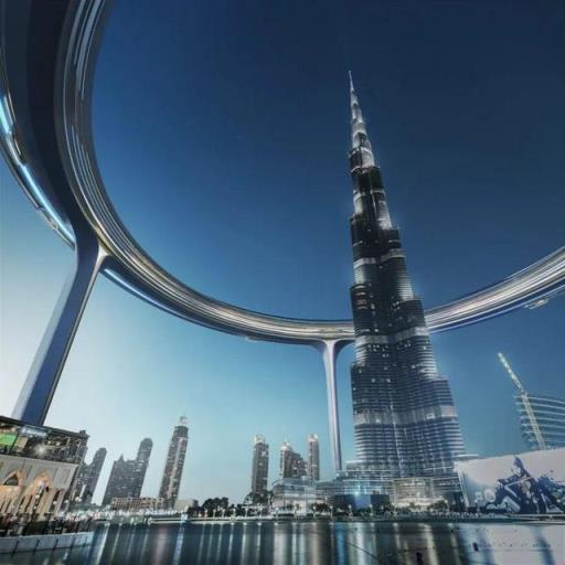 迪拜第一高楼1300米,迪拜最高建筑1600米