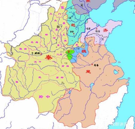 战国时期楚国是现在的哪里地图古今对照,楚国地图演变