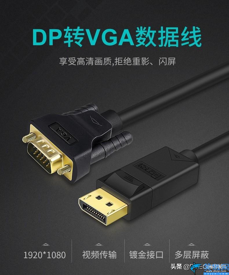 显示器线有几种接口,VGA、DVI、HDMI、DP4种接口解析