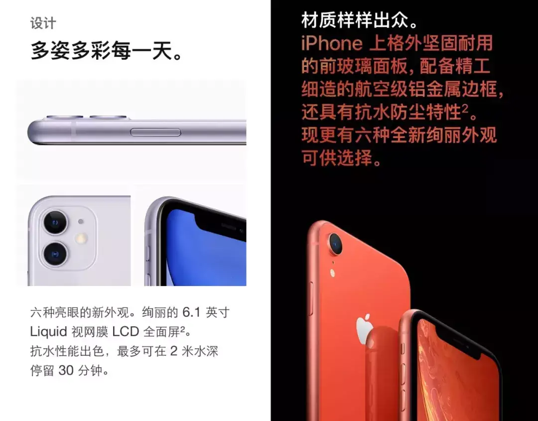 苹果xr和苹果11参数对比,iPhone手机两款不同系列的综合比对